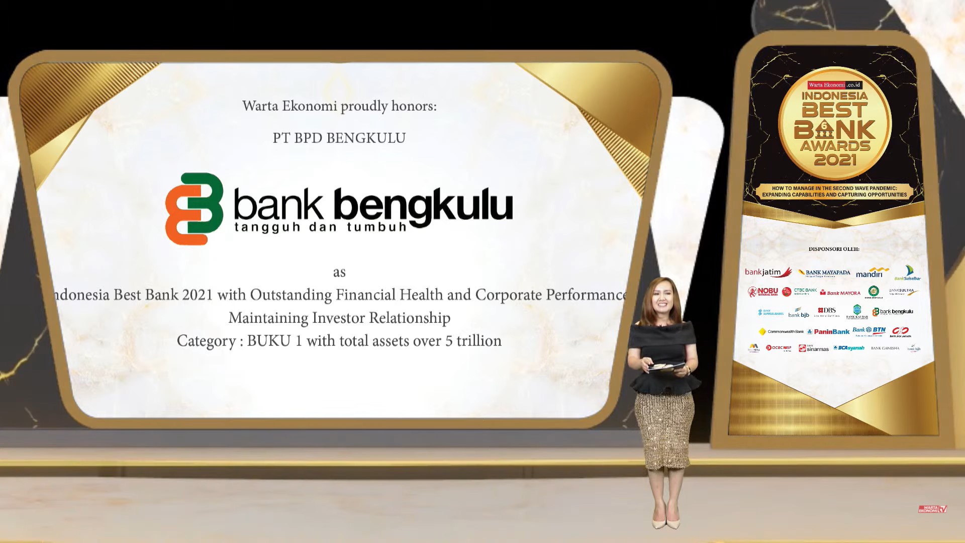 Bank Bengkulu meraih Penghargaan Di Bulan Dana PMI Provinsi Bengkulu.